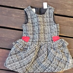 Beautiful Black, White and Red 18M Dress